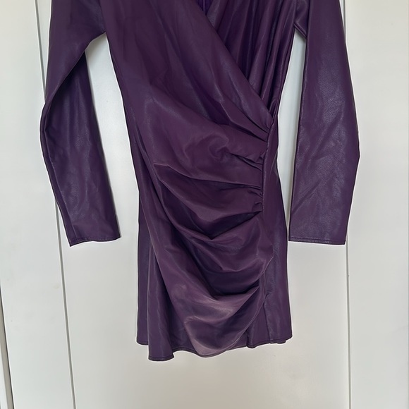 Akira Deep Purple PU Dress size M - Picture 4 of 10